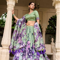 Lehenga collection "Tussary" - Vert