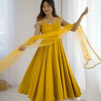 Anarkali Collection "SaÏda" - Jaune