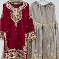 Punjabi Collection "Poujvali" - Rouge