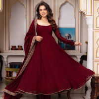 Anarkali Collection "Sajani" - Rouge bordeaux