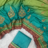 Sari "Livanee" - Vert