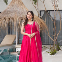 Anarkali Collection "SaÏda" - Rose