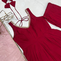 Anarkali Collection "SaÏda" - Rouge bordeaux