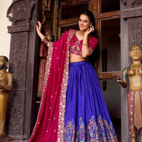 Lehenga collection "Yashoda" - Violet