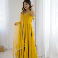Anarkali Collection "SaÏda" - Jaune