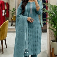 Punjabi "Divita" - Bleu canard
