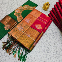 Sari Collection "Chandrani" - Jaune perlé