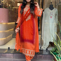 Punjabi "Arc en ciel" - Orange