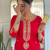 Punjabi Collection "Deepika" - Rouge