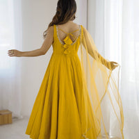Anarkali Collection "SaÏda" - Jaune