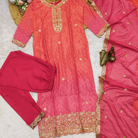Punjabi Collection "Karva" - Orange
