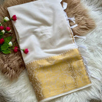 Sari en coton de soie "Assam"