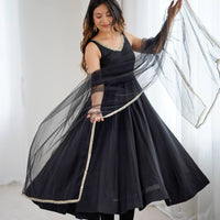 Anarkali Collection "SaÏda" - Noir