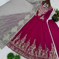 Robe "Ishika" - Rose fuschia