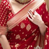 Saris "Tendance mix" rouge 2