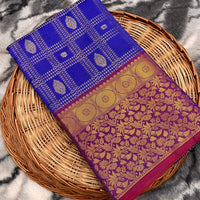 Sari Collection "PRACHI" Bleu