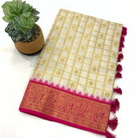 Sari Zari Blanc/Rouge