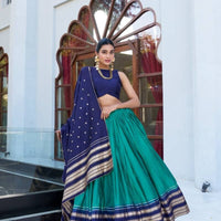 Lehenga collection "Mitali" - Bleu