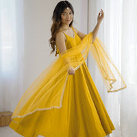 Anarkali Collection "SaÏda" - Jaune