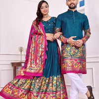 Combo "Radha&Krishna" - Bleu