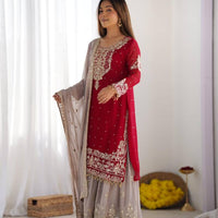 Punjabi Collection "Poujvali" - Rouge