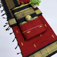 Sari "Kalyani" - Bordeaux