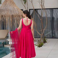Anarkali Collection "SaÏda" - Rose