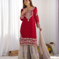 Punjabi Collection "Poujvali" - Rouge