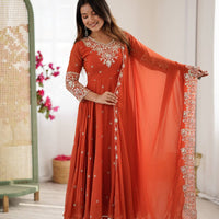 Anarkali Collection "Indrya" - Orange