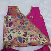 Lehenga Fille collection "Nirandjani" Rose