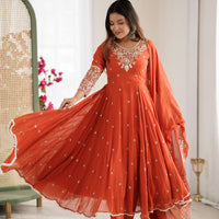 Anarkali Collection "Indrya" - Orange