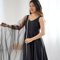 Anarkali Collection "SaÏda" - Noir
