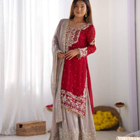 Punjabi Collection "Poujvali" - Rouge