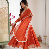 Anarkali Collection "Indrya" - Orange