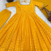 Anarkali "Anju" - Jaune Safran