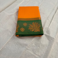 Sari Douneji - Jaune safran/vert