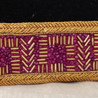 Ceinture sari prune