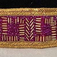 Ceinture sari prune