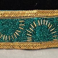 Ceinture sari turquoise