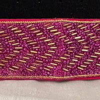 Ceinture sari rose