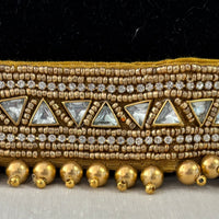 Ceinture sari doré motif 2