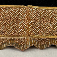 Ceinture sari doré motif 4