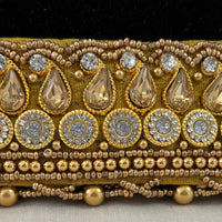 Ceinture sari doré motif 5