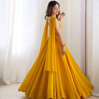 Lehenga collection "Roukmani" - Jaune