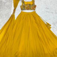 Lehenga collection "Roukmani" - Jaune