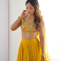 Lehenga collection "Roukmani" - Jaune