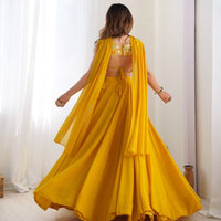 Lehenga collection "Roukmani" - Jaune