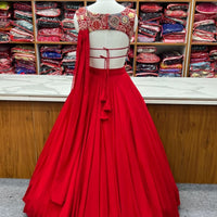 Lehenga collection "Roukmani" - Rouge