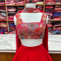 Lehenga collection "Roukmani" - Rouge