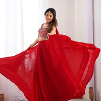 Lehenga collection "Roukmani" - Rouge